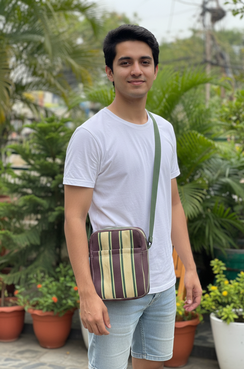 Recycled Nylon Sling Bag